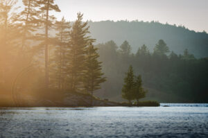 Glow of Late Day Sun, Lake Lila