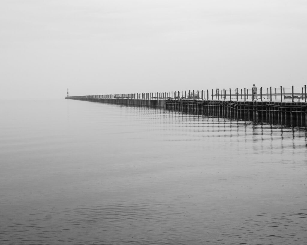 Into The Distance On Charlotte Pier, 2023