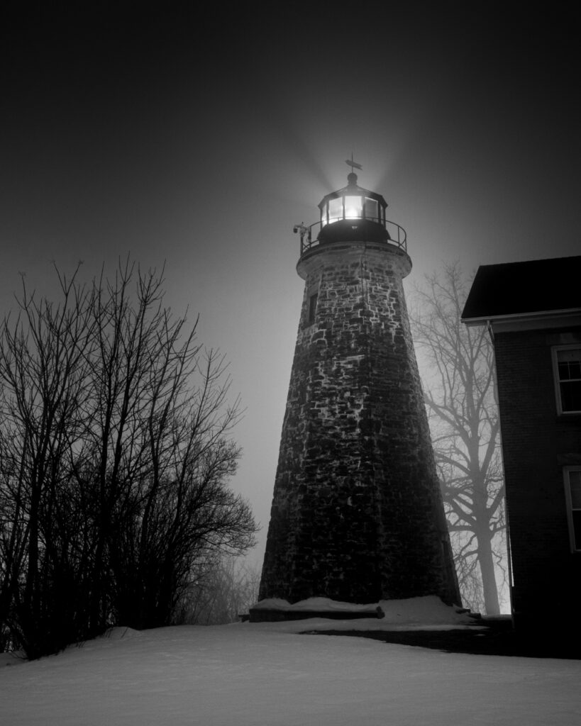 Gleaming through The Fog, harlotte Genesee Lighthouse, 2026